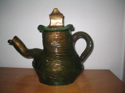 Tetera verde musgo