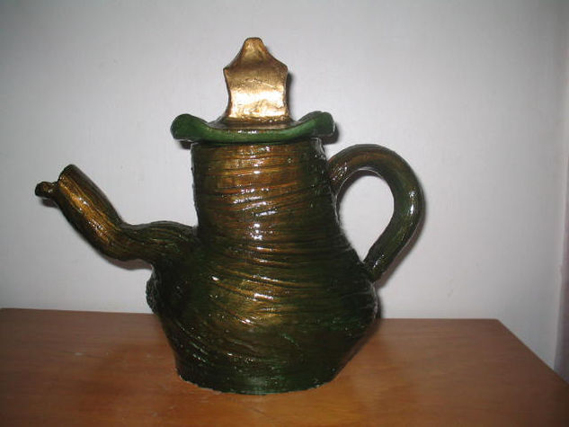 Tetera verde musgo 