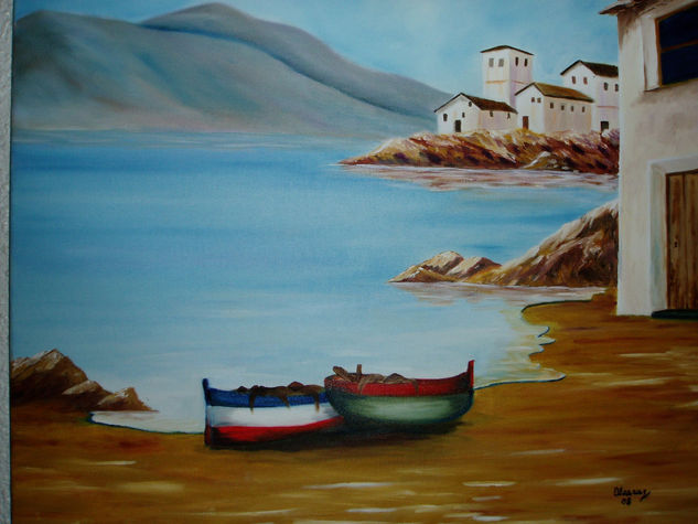 Paz Oil Canvas Marine Painting