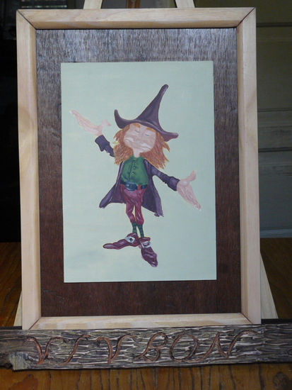 El duende de la siberia-Allegretto Oil Canvas Figure Painting