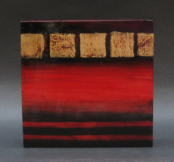 Serie "Madera y Metal"   Madera y oro #2 Madera Mixta