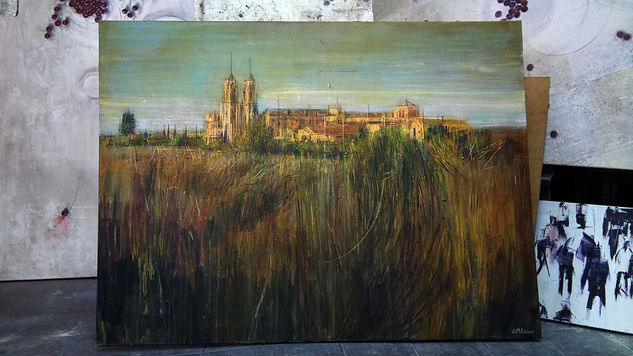 Los Jerónimos Acrylic Canvas Landscaping