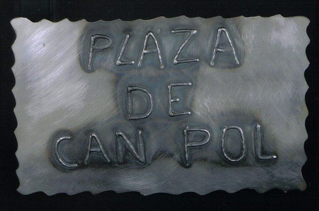 placa conmemorativa Hierro Figurativa