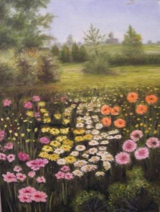 EL JARDÍN Oil Canvas Landscaping