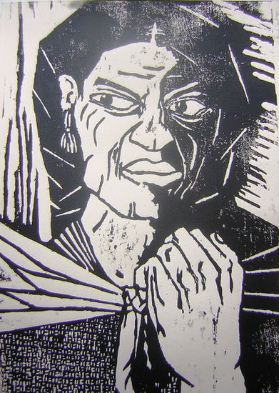 La hormiga Woodcut