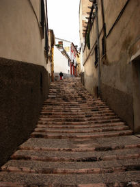 Calles casi vacias