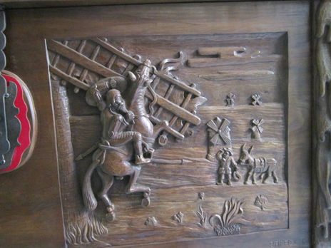 Arcón grande de nogal