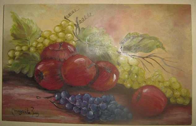 Manzanas Y uvas Oil Canvas Landscaping