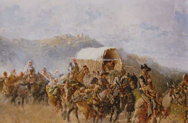 "Caravana de gitanos" 1894 