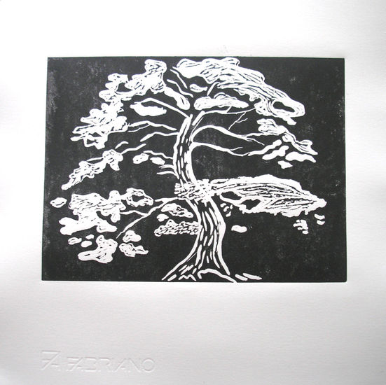 BONSAI Linograbado