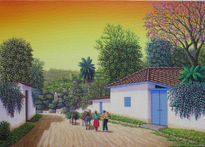 Alegre atardecer