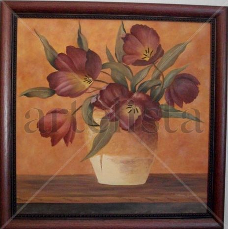 Jarron con flores
