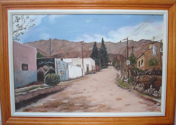 Paisaje de Sijan, Provincia de Catamarca Oil Canvas Landscaping