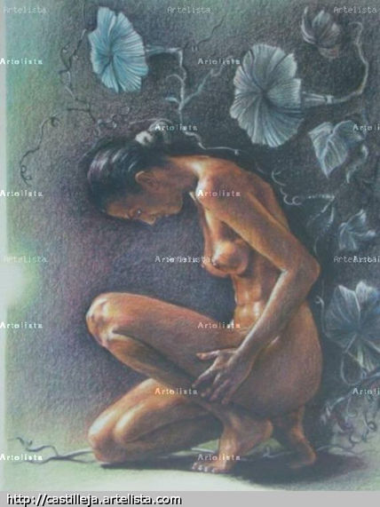 Desnudo con hiedra