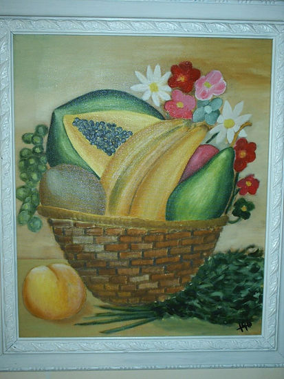 frutas Oil Canvas Still Life Paintings