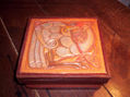 Cajas de Cuero 40cmx40cmx15cm de alto.