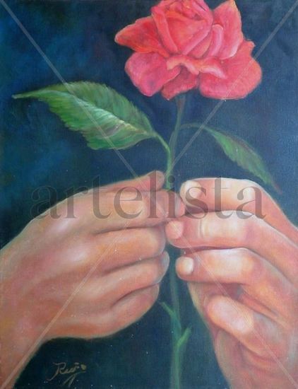 CON AMOR PARA SUSANA Oil Canvas Figure Painting