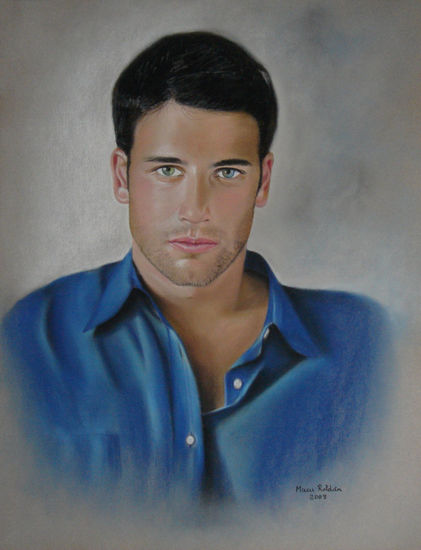 Modelo Pastel Papel Retrato