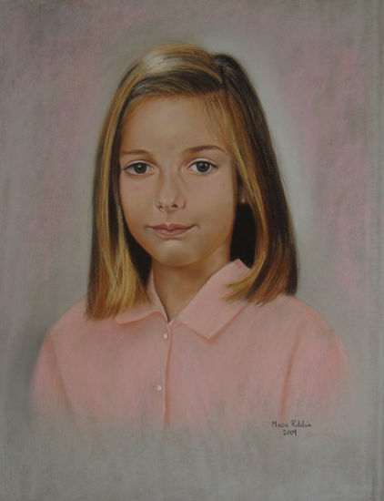 Niña3 Pastel Papel Retrato