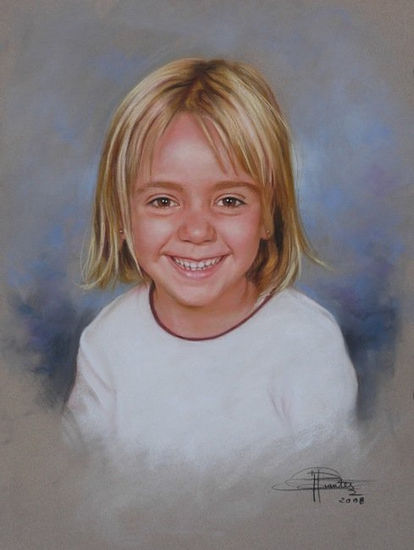 Gloria Pastel Paper Portrait