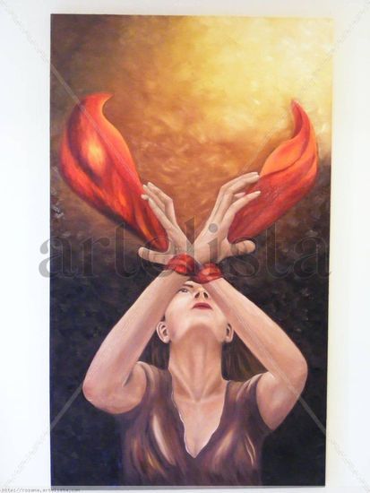 EXISTENCIA COARTADA Oil Canvas Figure Painting