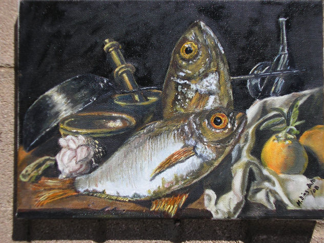 Bodegón. Copia del pintor Luis Meléndez, siglo XVIII