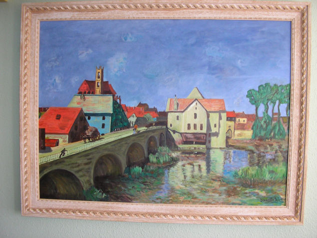 "El puente de Moret" orignal de A. SISLEY. 