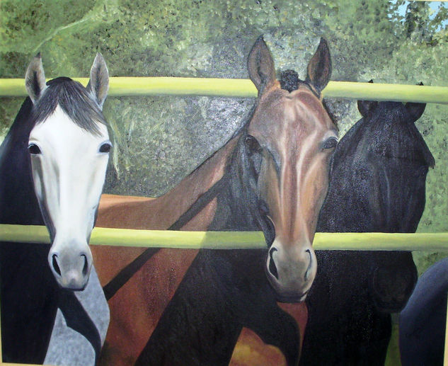 Estrella, Coqueto y Deseado Oil Canvas Animals