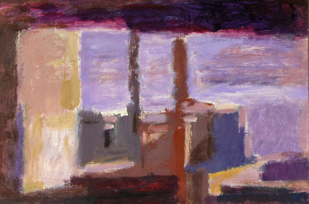 Paisaje contrastado Oil Canvas