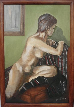 Desnudo Óleo Lienzo Desnudos