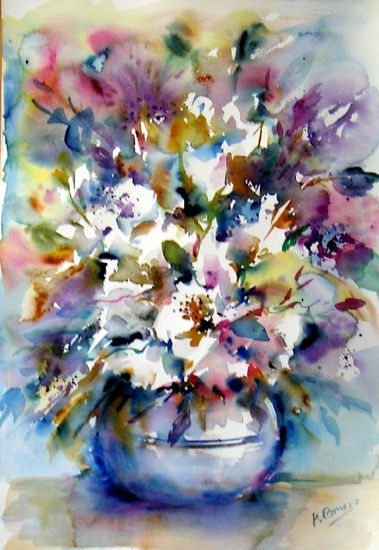 Flores Watercolour Paper Floral Painting