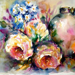 Flores. Acuarelas. thumbnail 1