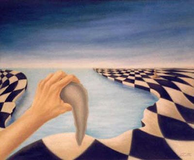 El lago del tiempo Oil Canvas Others