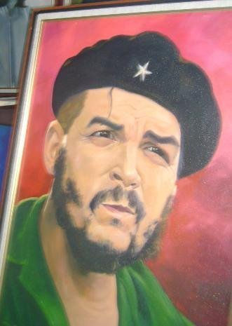 Che Guevara Campaña Oil Canvas Portrait