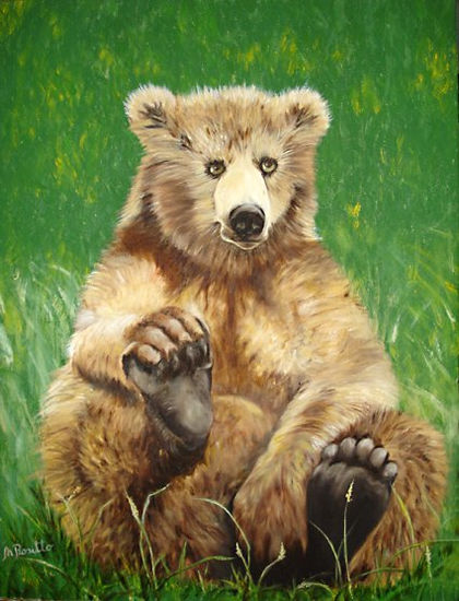 Tierno y bestial Oil Canvas Animals