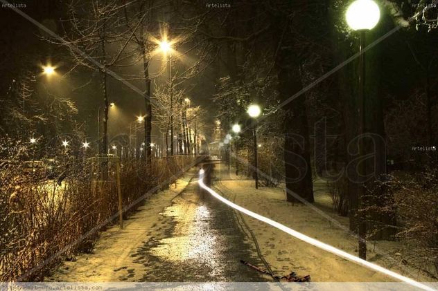 LA BICICLETA DE LA NIEVE