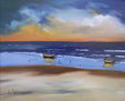 playa al oleo