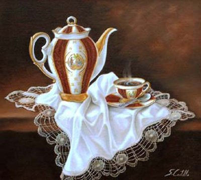 Tetera Oil Canvas Still Life Paintings