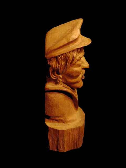 Cap. de Barco Madera Figurativa