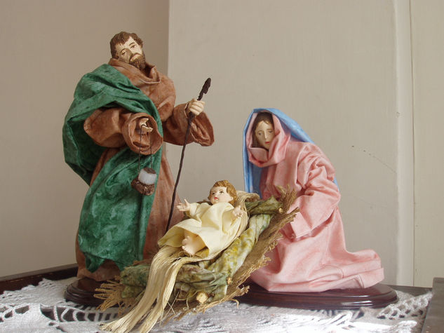 Nacimiento Escultura Textil