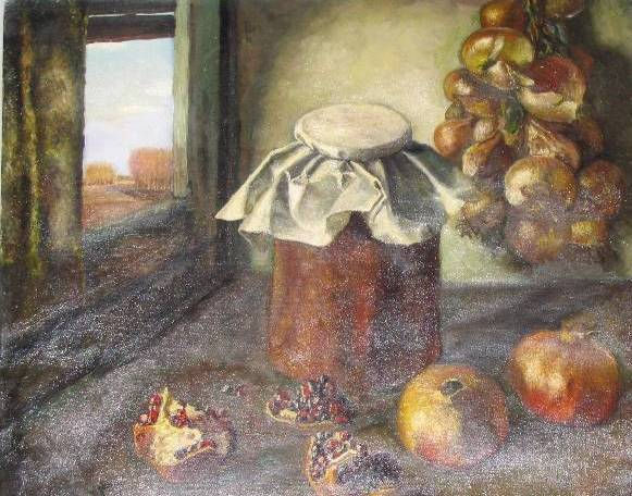 Bodegón. Oil Canvas Landscaping