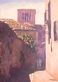 Catedral desde la Ronda del Huecar Oil Canvas Landscaping