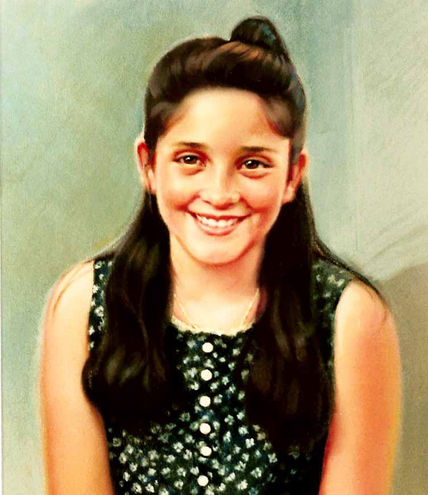 Retrato de niña,...