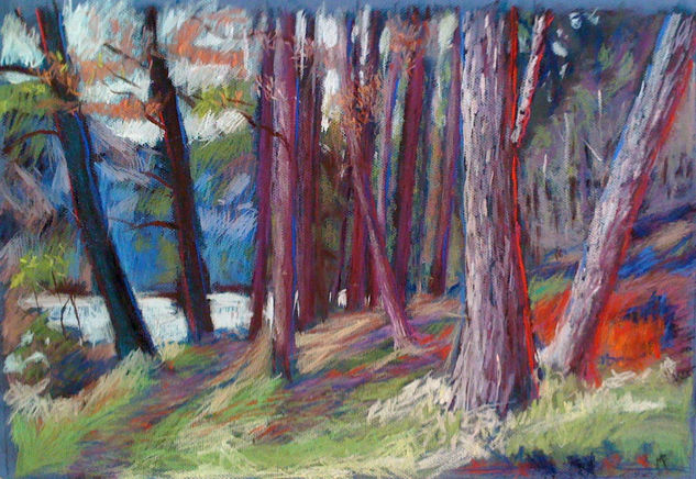 El bosque de Camila Pastel Paper Landscaping