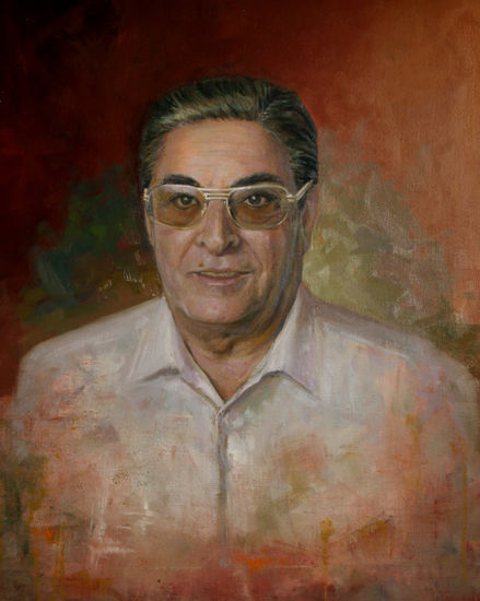 Claudio. Oil Canvas Portrait