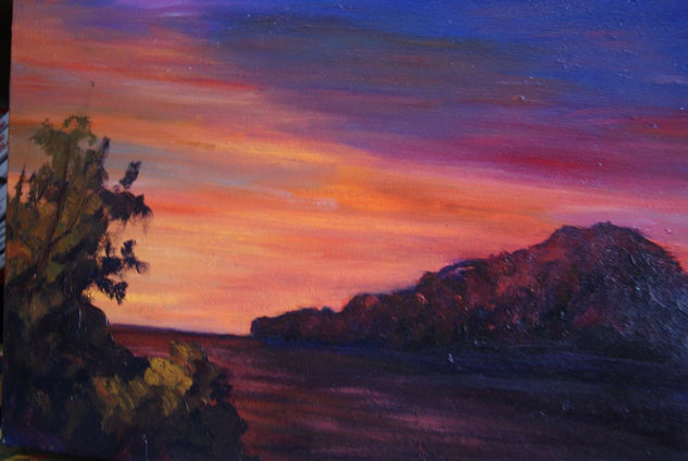 ATARDECER Oil Canvas Landscaping