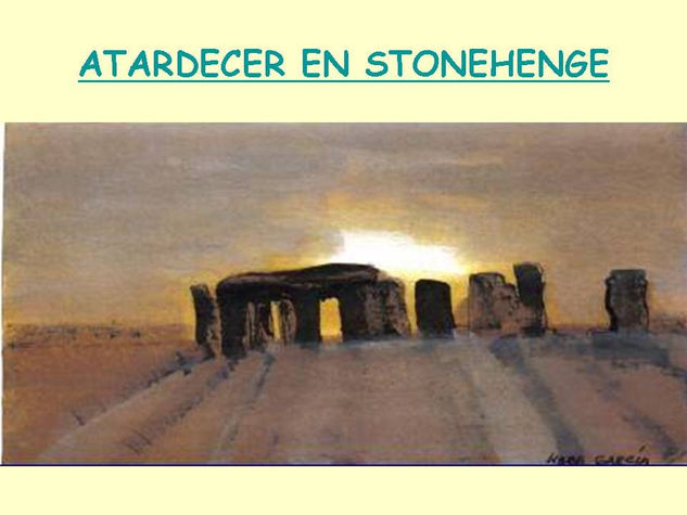 ATARDECER EN STONEHENGE 