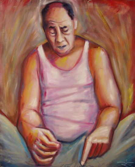 Dalai Oil Canvas Portrait