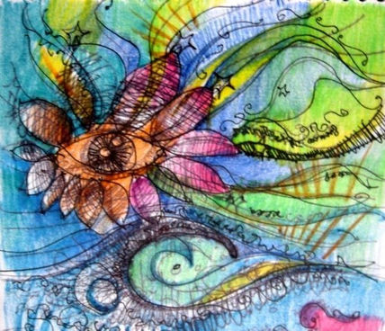 Flor volando