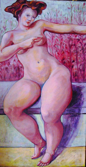 Erato la amorosa Oil Canvas Figure Painting